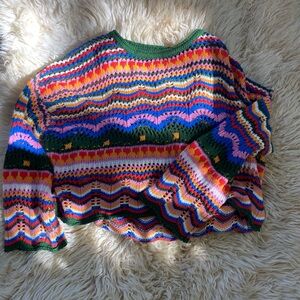 beautiful, colorful sweater